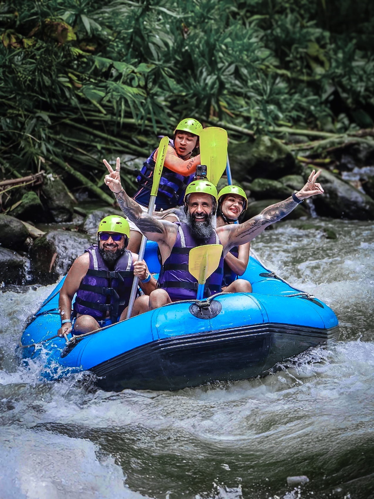 White water rafting adventure in Bali